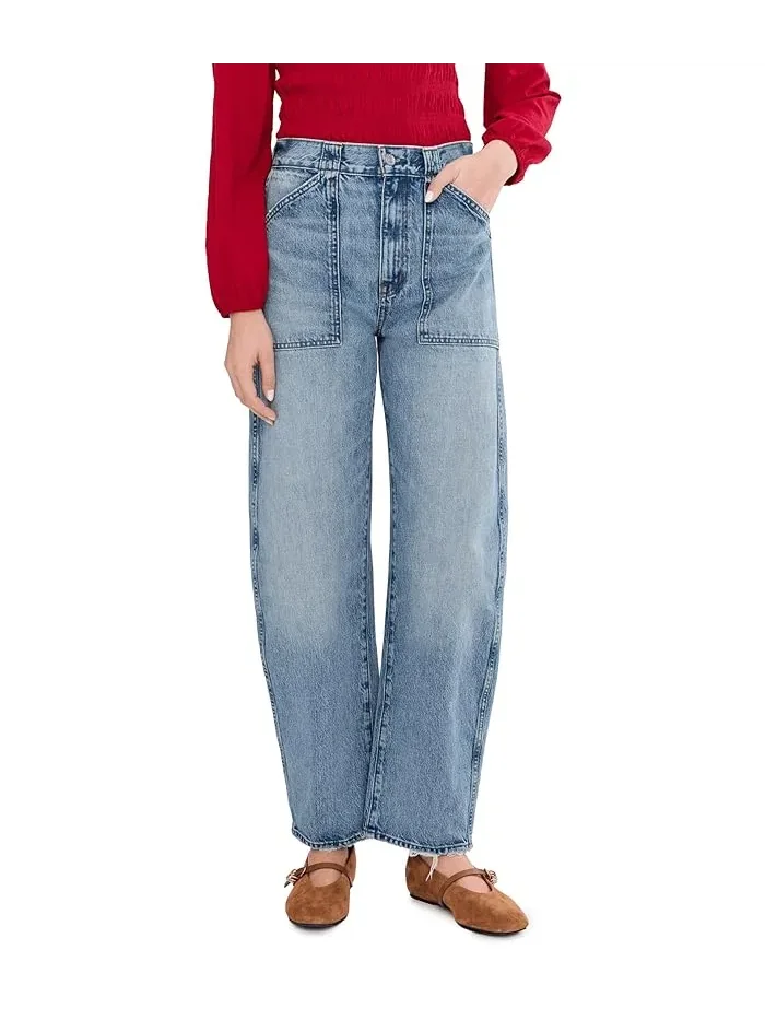 Джинсы balloon с военными карманами Madewell, Mckinney Wash
