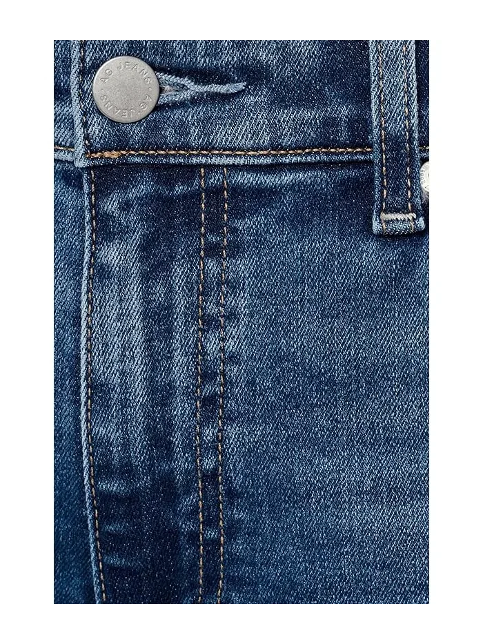Джинсы Mari Mid-Rise Slim Straight AG Jeans, Charmed — изображение 5 из 5, чарм