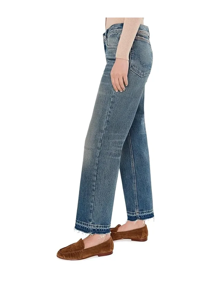 Джинсы slim fit Free People — изображение 3 из 5, синий