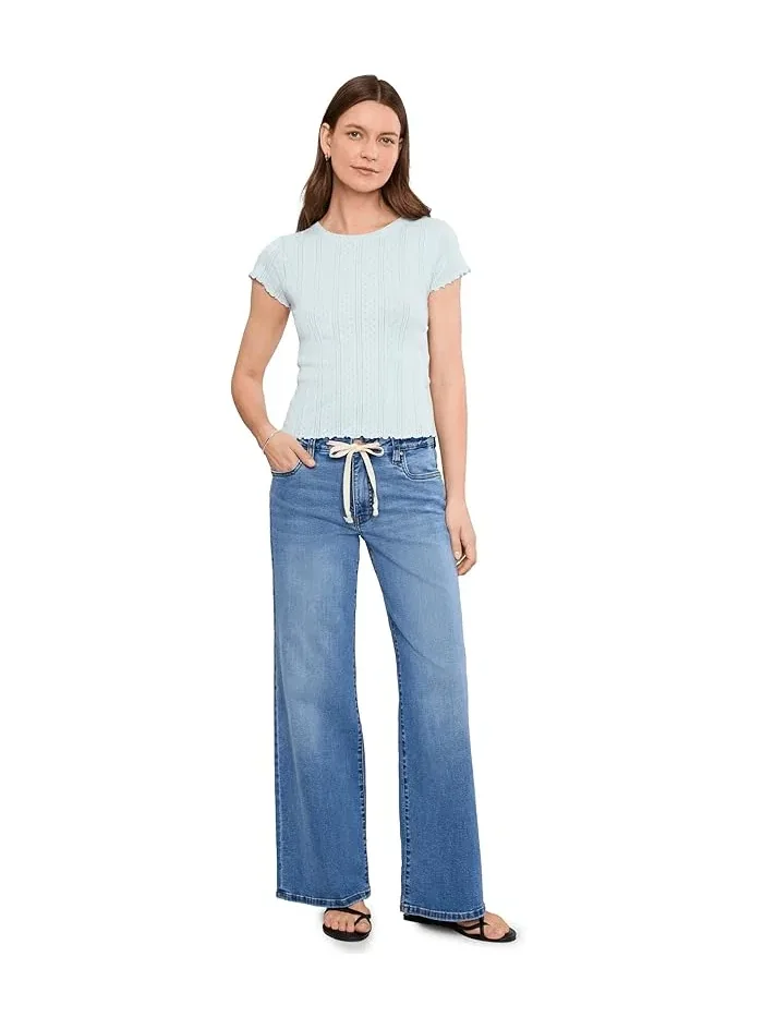 Джинсы Maya High-Rise Wide Leg KUT from the Kloth, Protect — изображение 2 из 5, абстрактный