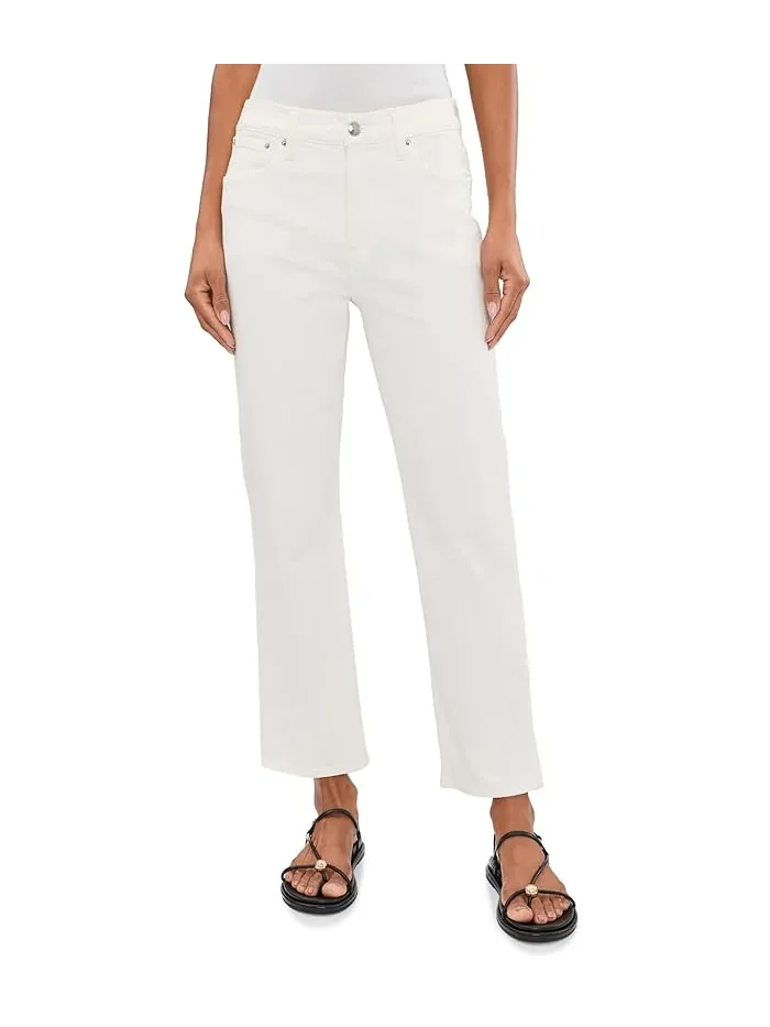 Джинсы прямые высокая посадка The Short Dean Easy Straight Jean Madewell — изображение 1 из 5, белый