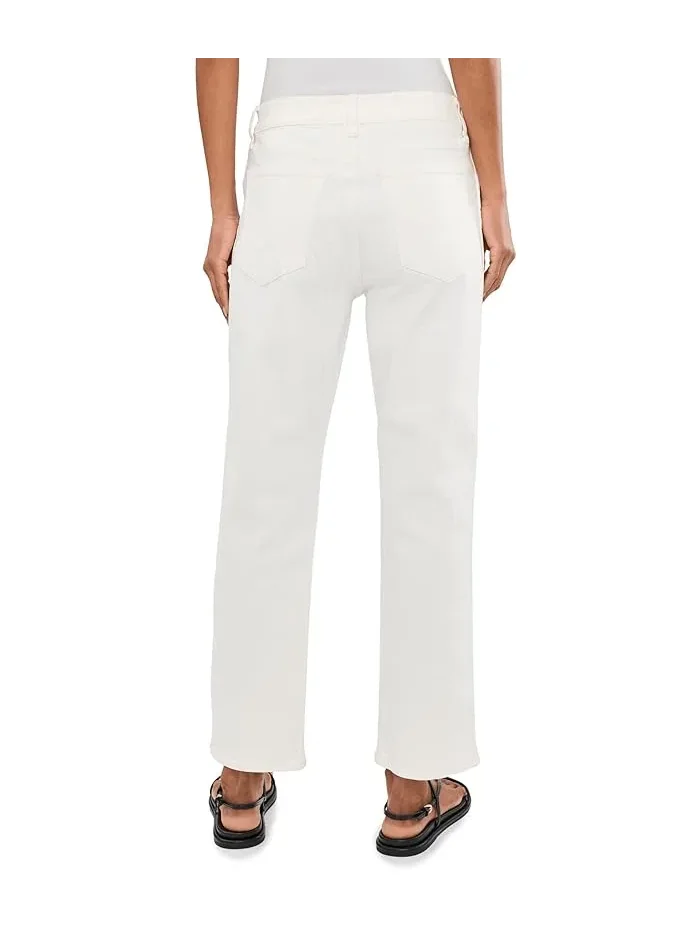 Джинсы прямые высокая посадка The Short Dean Easy Straight Jean Madewell — изображение 4 из 5, белый
