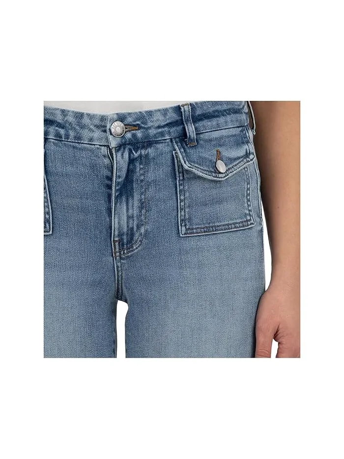 Джинсы клеш Kelsey High Rise Ankle Flare KUT from the Kloth, Wealth — изображение 4 из 4, богатство