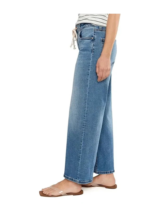 Джинсы прямого кроя Petite Maya High-Rise Wide Leg KUT from the Kloth, Protect — изображение 3 из 5, абстрактный