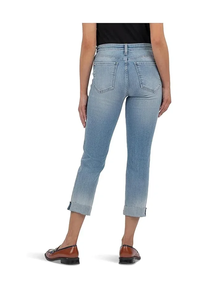 Джинсы прямого кроя Amy Crop KUT from the Kloth, Valor — изображение 3 из 4, валор