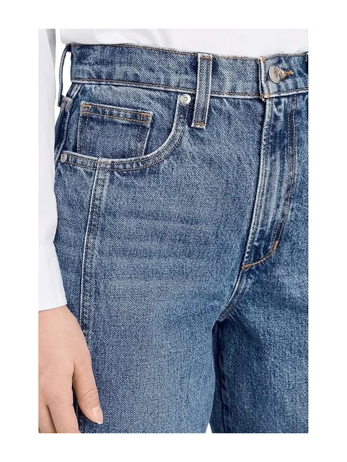Джинсы с манжетами The Harlowe Cuffed Joe's Jeans, Classic — изображение 5 из 5, бежевый