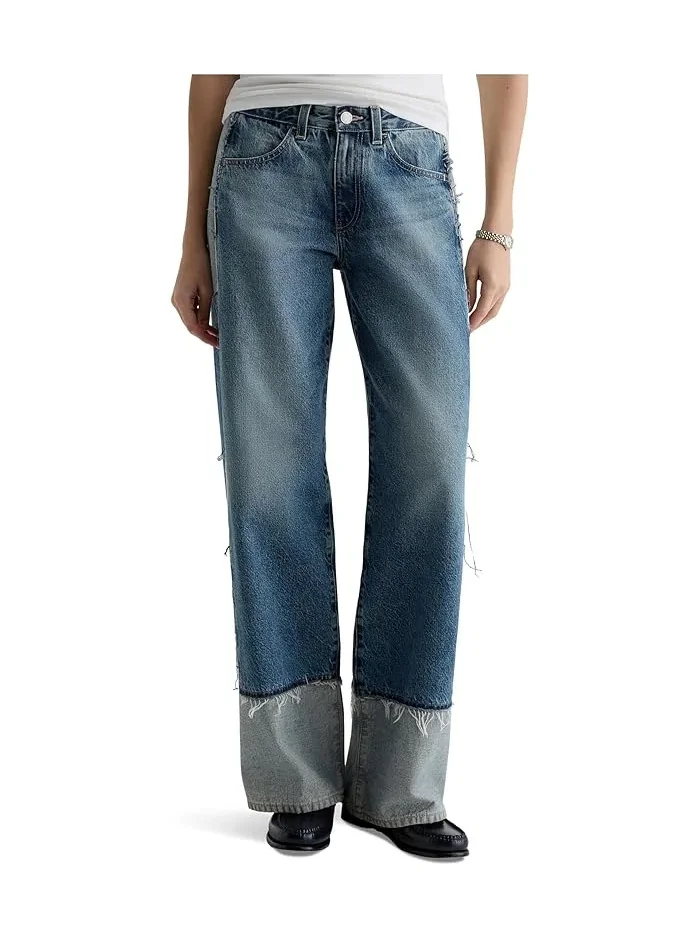 Джинсы свободные Adria Low Rise Baggy Wide Leg AG Jeans, 13 Years Otherworldly