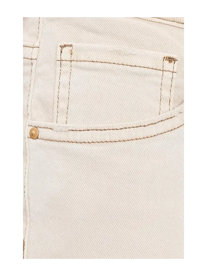 Джинсы Wide Leg Charlotte KUT from the Kloth, Individuality — изображение 5 из 5, экру