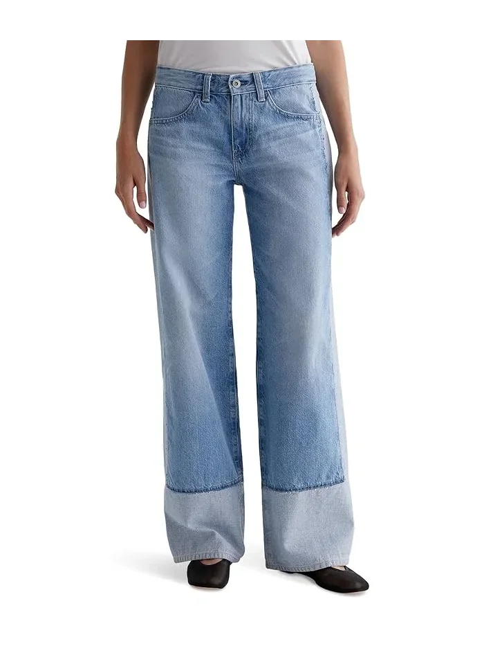 Джинсы baggy wide leg Adria AG Jeans, Mondrian