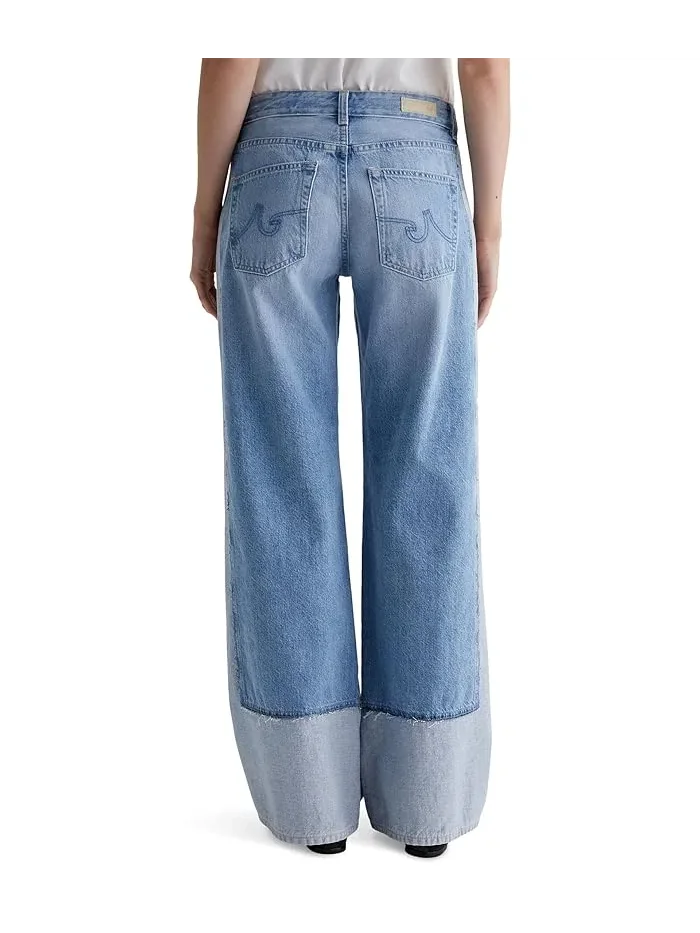 Джинсы baggy wide leg Adria AG Jeans, Mondrian — изображение 2 из 5, мондриан