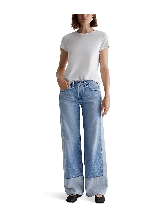 Джинсы baggy wide leg Adria AG Jeans, Mondrian — изображение 5 из 5, мондриан