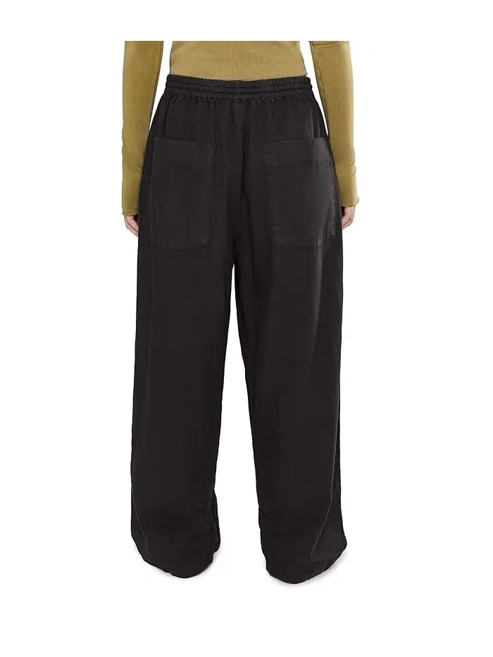 Джинсы свободные Chambers Laid Back Pull-On Free People — изображение 4 из 5, черный