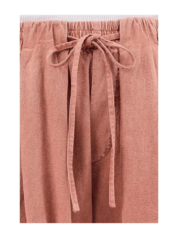 Джинсы расслабленные Chambers Laid Back Pull-On Free People — изображение 5 из 5, каньон заката