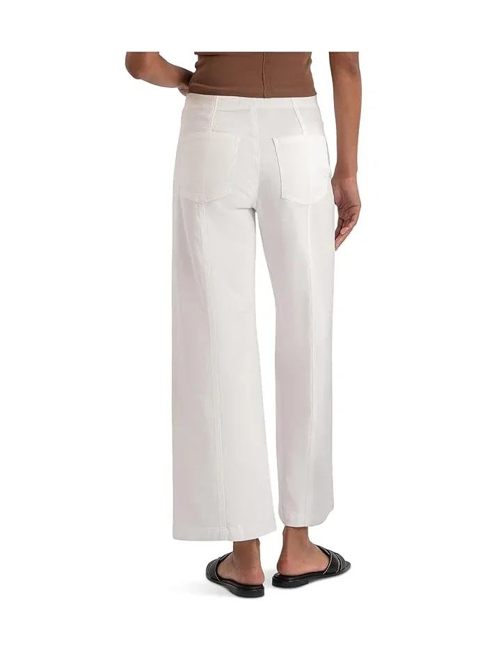 Джинсы Wide Leg с высокой талией Meg KUT from the Kloth — изображение 3 из 3, белый