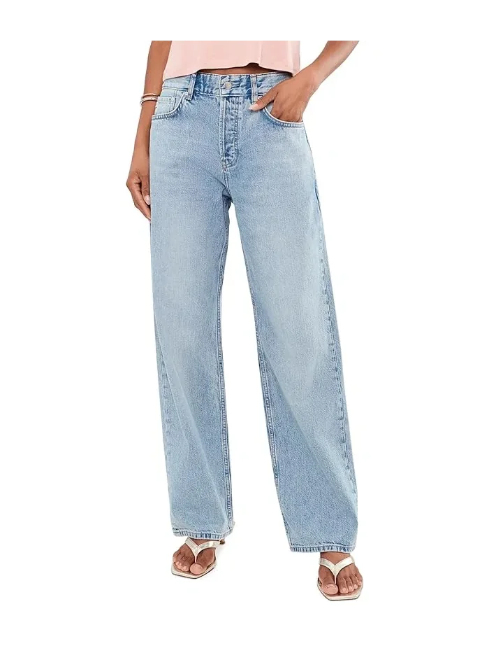 Джинсы Relaxed Straight Billie AG Jeans, Sulfur Faded Moss