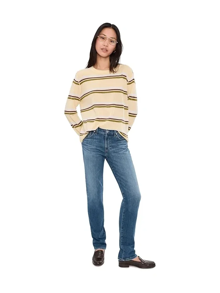 Джинсы низкой посадки AG Jeans — изображение 2 из 5, коричневый