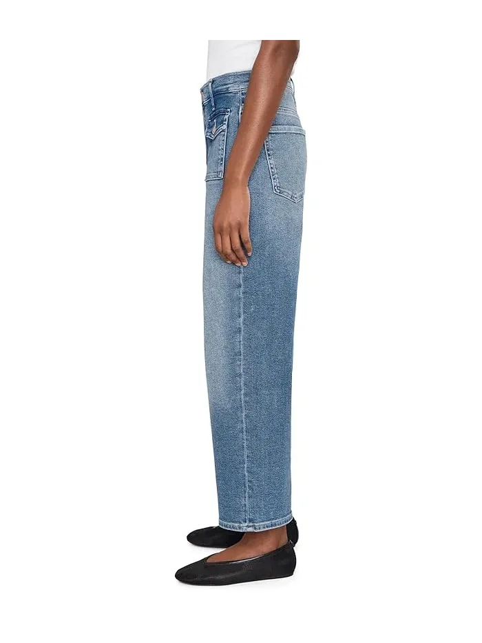 Джинсы Stovepipe Straight Ankle 7 For All Mankind — изображение 3 из 5, аквамариновый