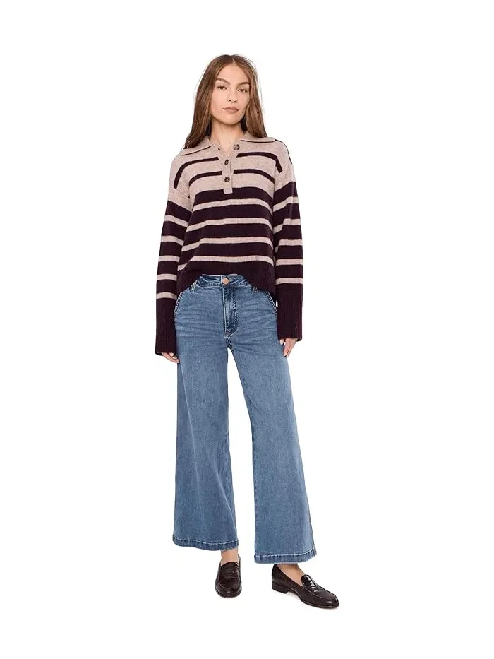 Джинсы с высокой посадкой Meg-High-Rise Wide Leg KUT from the Kloth — изображение 2 из 5, красный