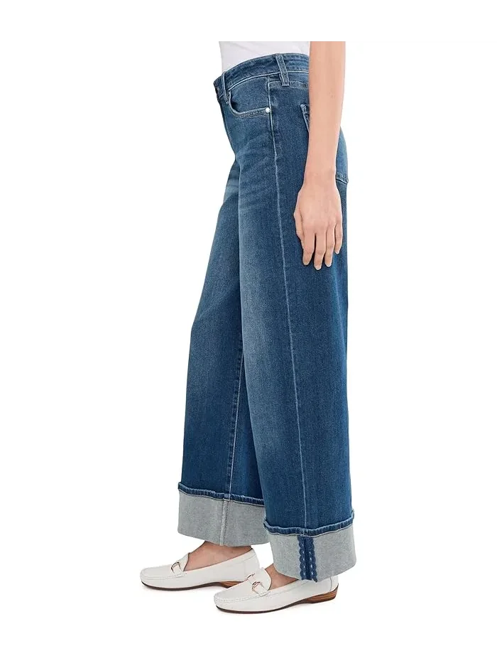 Джинсы Wide Leg Morgan Liverpool Los Angeles — изображение 3 из 5, красный