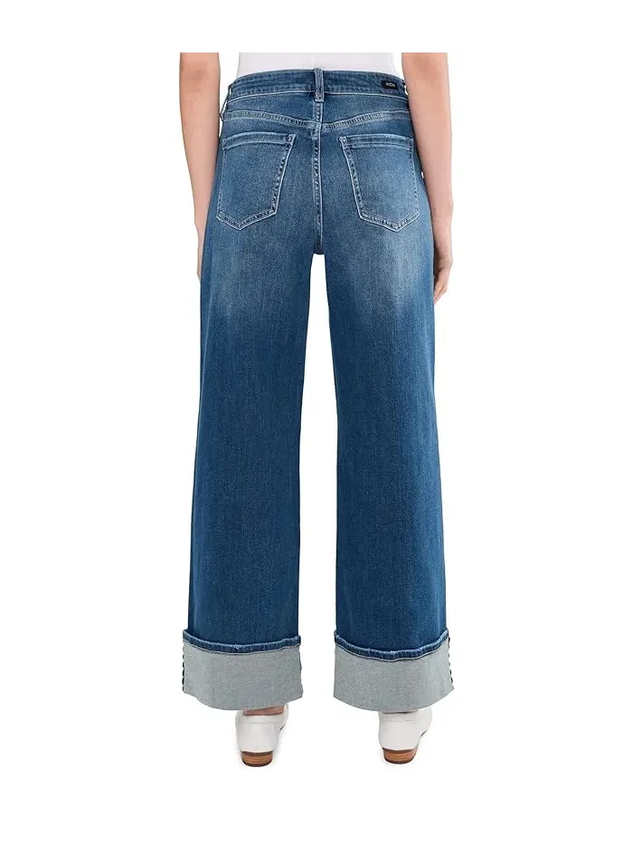 Джинсы Wide Leg Morgan Liverpool Los Angeles — изображение 4 из 5, красный