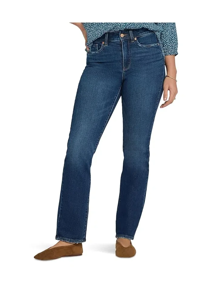 Джинсы прямого кроя Petite High Rise Straight NYDJ