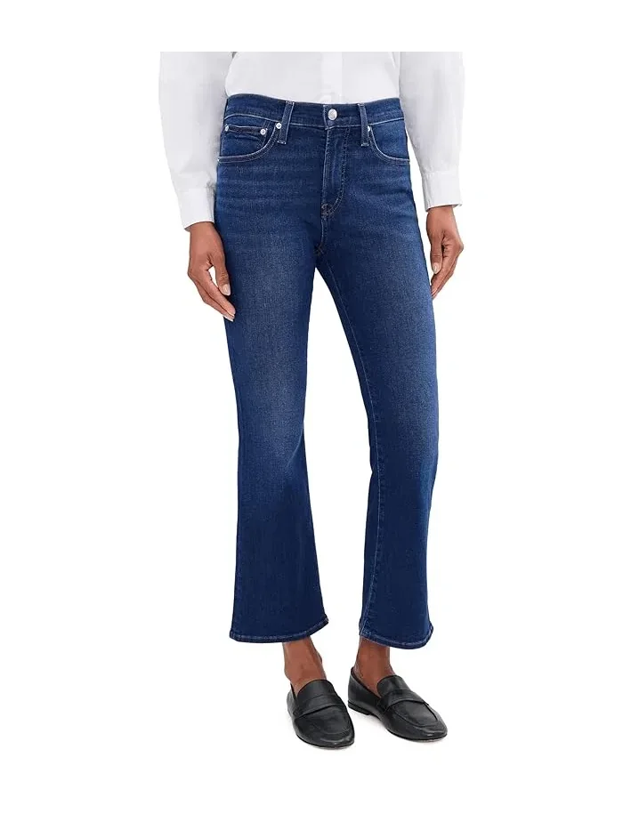 Джинсы клеш высокая посадка The Stretch Flare Crop Madewell