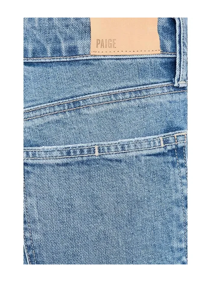 Джинсы прямые Stevie Ankle Seamed Beltloops Paige — изображение 5 из 5, бежевый