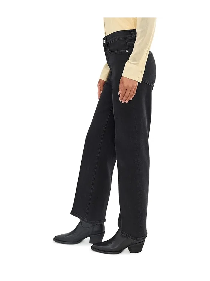 Джинсы широкие The Wide-Leg Madewell — изображение 3 из 5, черный