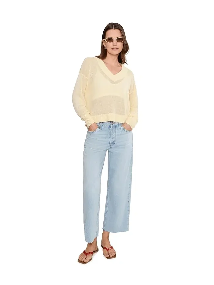 Джинсы мешковатые заниженная талия Madewell — изображение 2 из 5, синий