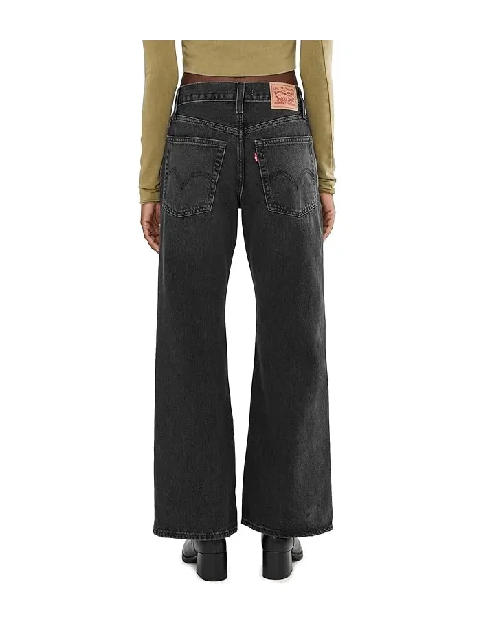 Джинсы свободные Middy Loose Boot Levi's Womens, Wandering Spirit Clean — изображение 4 из 5, чистый