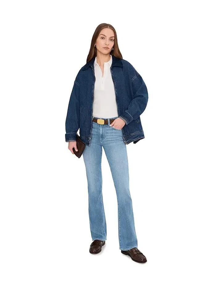 Джинсы bootcut с высокой посадкой Manhattan Paige — изображение 2 из 5, коричневый
