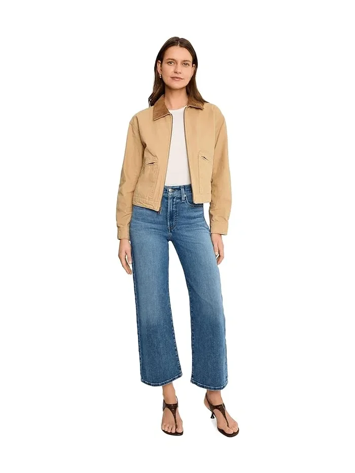 Джинсы Wide Leg Crop Oneida Madewell — изображение 2 из 5, черный