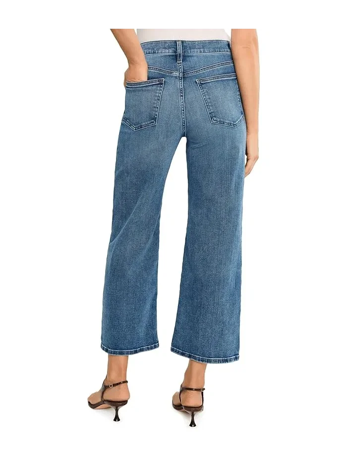 Джинсы Wide Leg Crop Oneida Madewell — изображение 4 из 5, черный