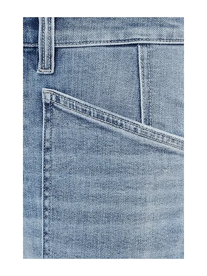 Джинсы Marley Mid-Rise Cropped Girlfriend Liverpool Los Angeles, Cruise — изображение 5 из 5, бежевый
