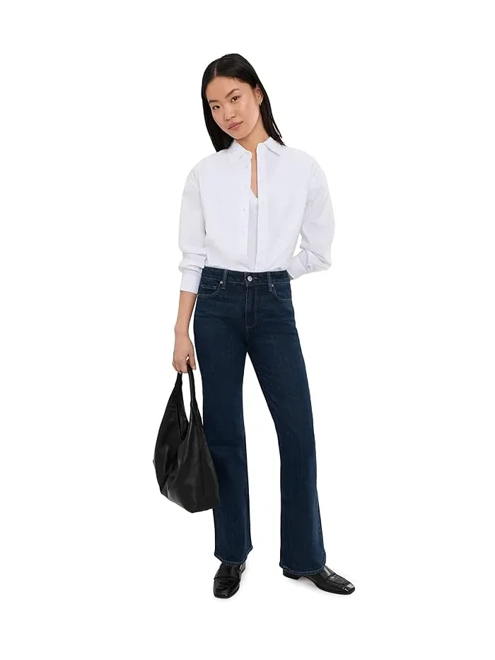 Джинсы с заниженной талией клеш Sofia Seamed Beltloops Paige, La Belle — изображение 2 из 5, лик