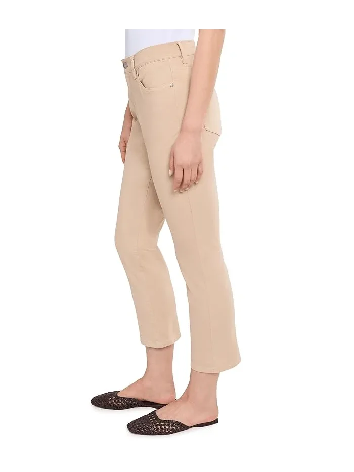 Джинсы Petite Garment Dyed Cotton Stretch Denim Ankle Kick Eileen Fisher — изображение 3 из 5, пшеница