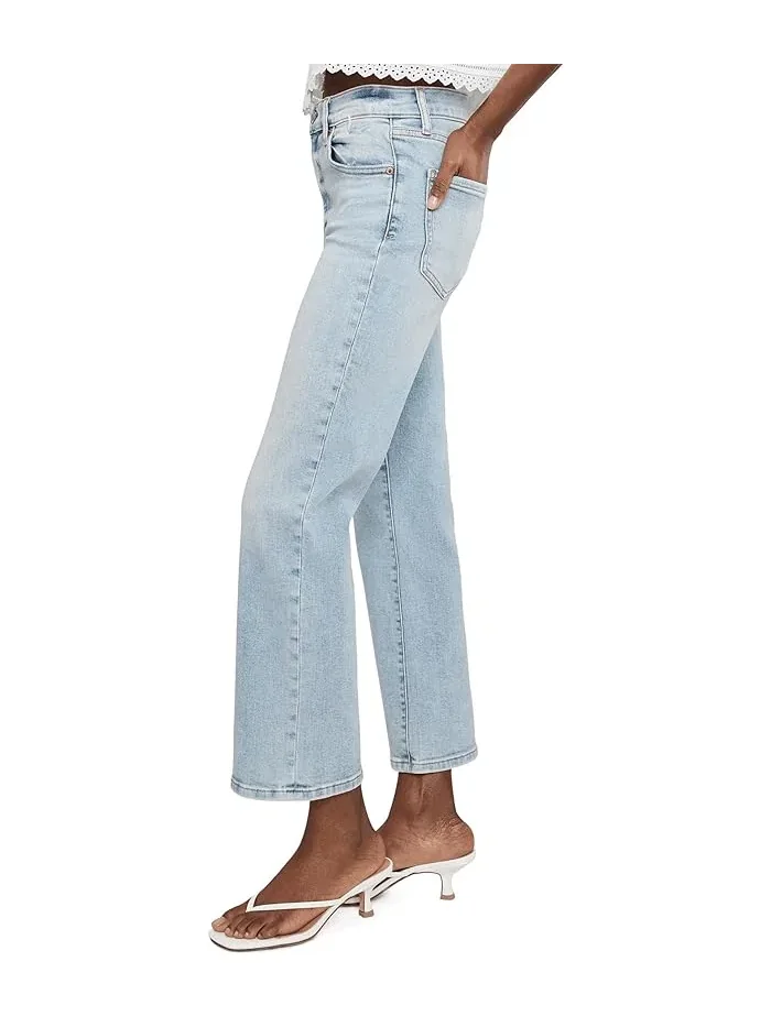 Джинсы клеш с завышенной талией Shy Girl High-rise Crop Flare DAZE, Miracle — изображение 3 из 5, чудо