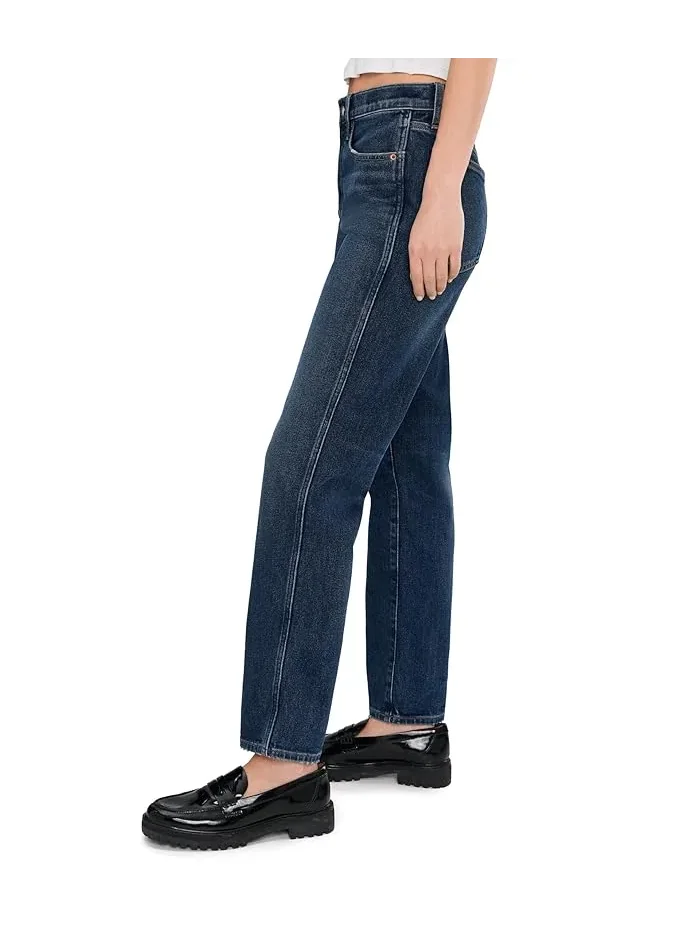 Джинсы прямые Madewell The Longline Straight Jean — изображение 3 из 5, промывка полуночных вод