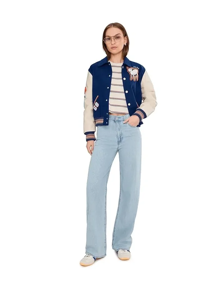 Джинсы wide leg Ribcage H223 Levi's Premium — изображение 2 из 5, серый