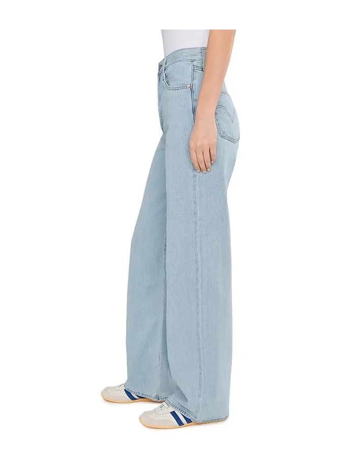 Джинсы wide leg Ribcage H223 Levi's Premium — изображение 3 из 5, серый