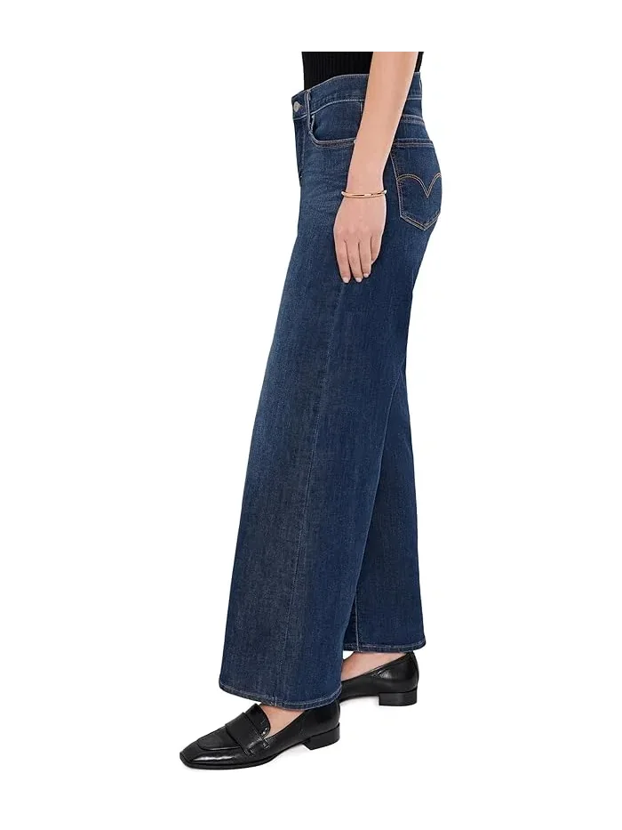 Джинсы с декоративными швами 318 Seamed Wide Leg Levi's Womens — изображение 3 из 5, черный