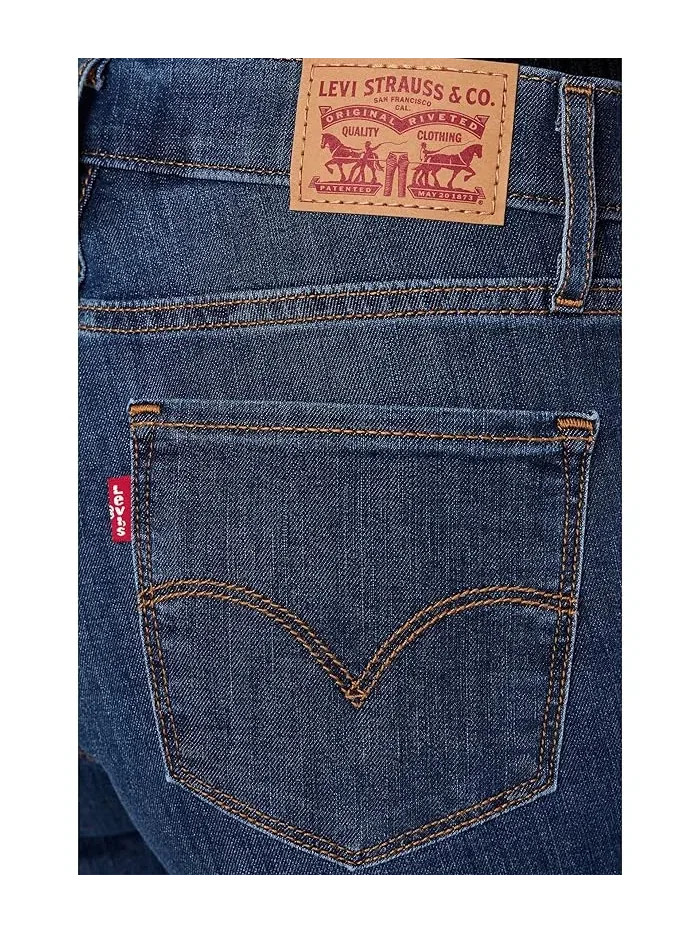Джинсы с декоративными швами 318 Seamed Wide Leg Levi's Womens — изображение 5 из 5, черный