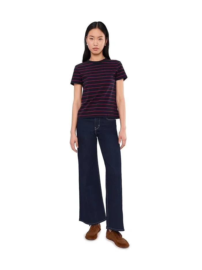 Джинсы широкие с отделкой швами 318 Seamed Wide Leg Levi's Womens — изображение 2 из 5, голубой