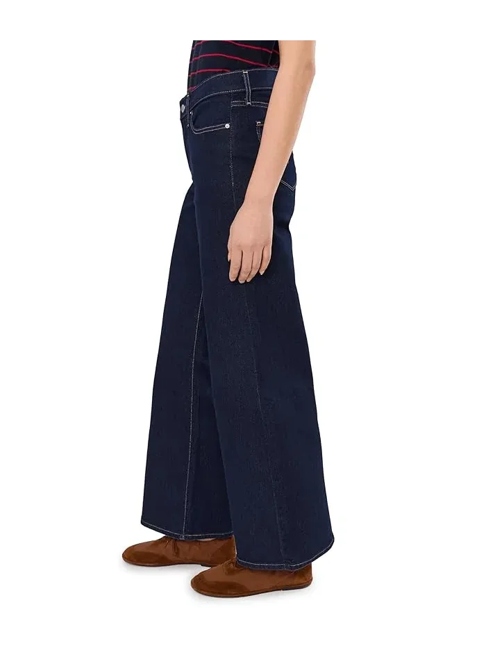 Джинсы широкие с отделкой швами 318 Seamed Wide Leg Levi's Womens — изображение 3 из 5, голубой