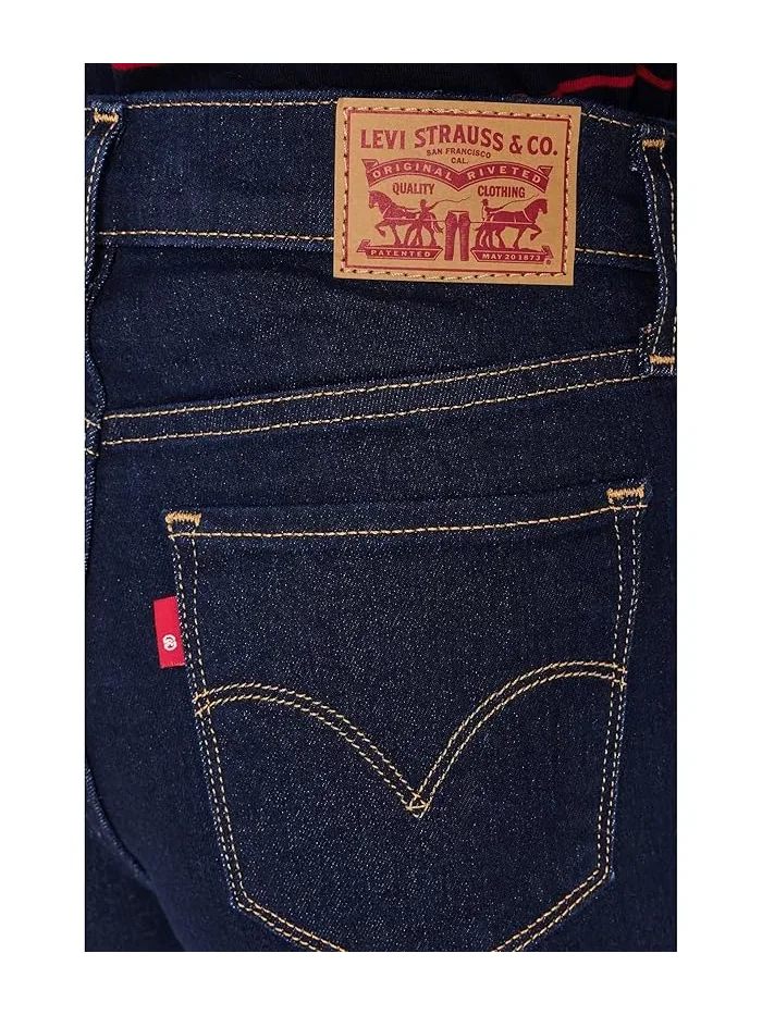 Джинсы широкие с отделкой швами 318 Seamed Wide Leg Levi's Womens — изображение 5 из 5, голубой