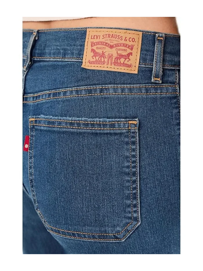 Джинсы женские Levi's Womens 318 Seamed Wide Leg — изображение 5 из 5, джинсовый синий