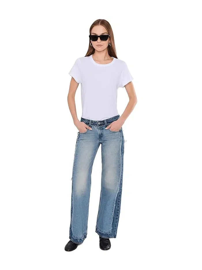 Джинсы свободные Low Loose Deconstructed Levi's Premium — изображение 2 из 5, серый