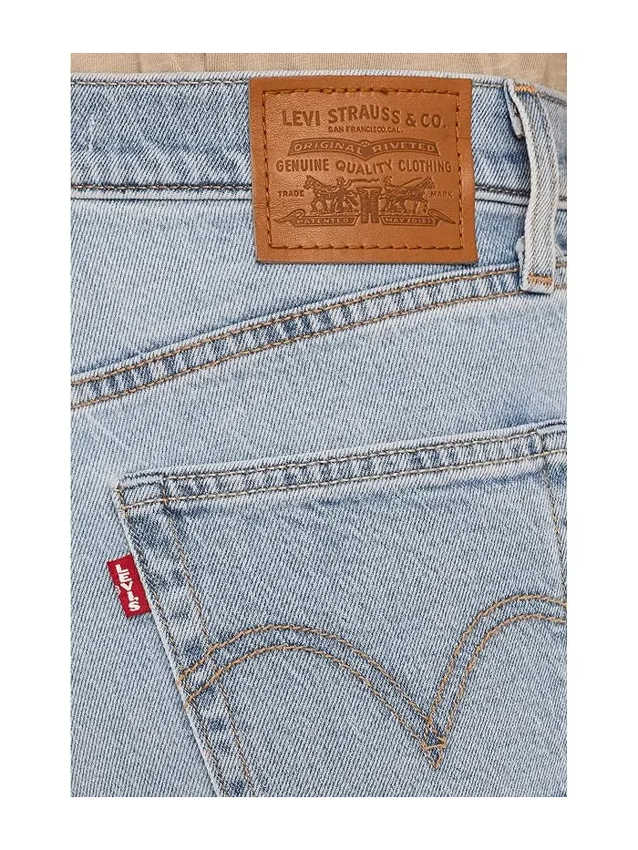 Женские джинсы Levi's Ribcage Straight Ankle — изображение 5 из 5, голубой