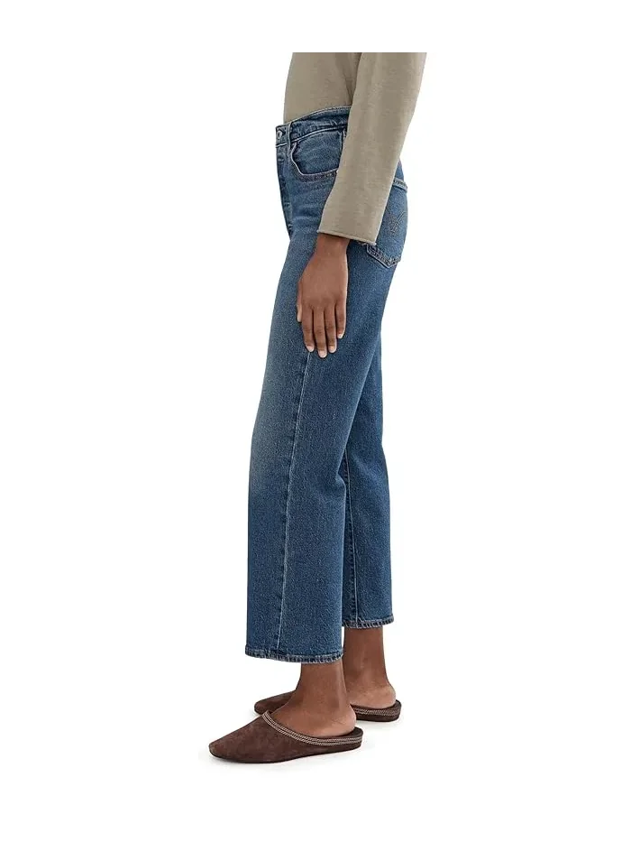 Женские джинсы Levi's Ribcage Straight Ankle — изображение 3 из 5, синий