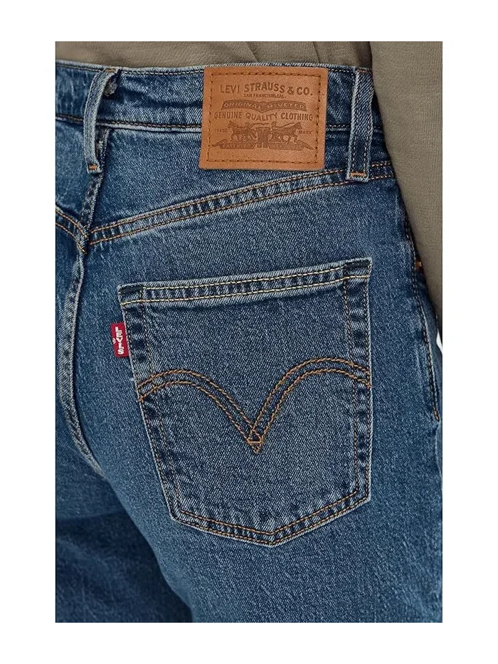 Женские джинсы Levi's Ribcage Straight Ankle — изображение 5 из 5, синий